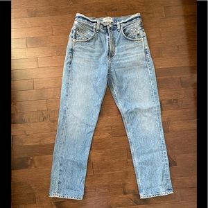 Agolde High Waist 100% cotton Palmer Jeans